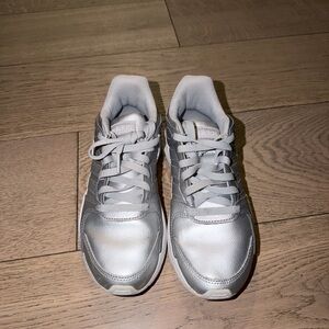 Adidas Metallic Gray Sneakers